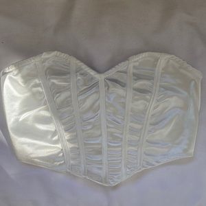plt white corset top